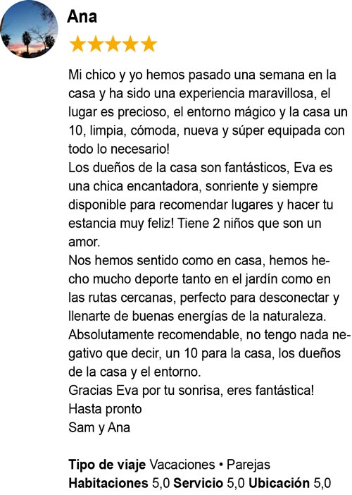 casa-rural-mendiko-baserria-resena-ana Reseña sobre la Casa Rural Mendiko Baserria en Amurrio Álava